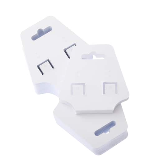 White Necklace & Earring Cards by Bead Landing™, 75ct.